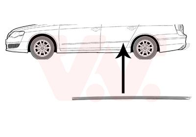 VAN WEZEL Облицовка / защитная накладка, дверь 5839405